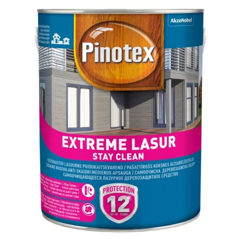 Pinotex EXTREME LASUR 3L Лазурное деревозащитное средство