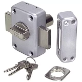 Дополнительный замок с цилиндром TESA TE5,  хром, 2110TE4C