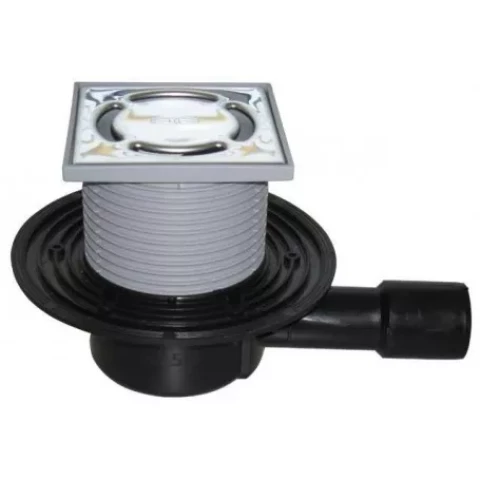 HL Traps DN40/50 Primus,hor.iz  kvadrāt reste 123x123mm  HL510NPr