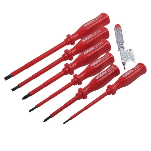 Skrūvgriežu komplekts elektriķiem 7gab/iep., MANNESMANN M1187-PROFI