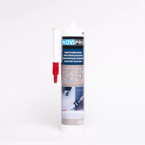 NOVIPRO SANITARY 280ml white sanitary silicone sealant