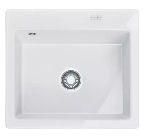 FRANKE Keramiskā izlietne MTK Mythos 610-58, 510x580cm Fraceram Balts 124.0335.706