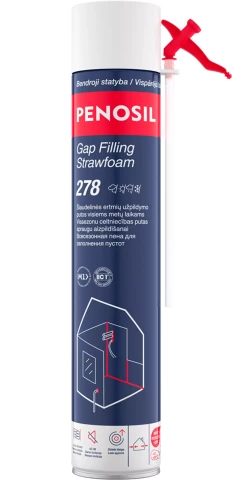 Penosil Gap Filling Strawfoam 278 750ml Poliuretāna putas