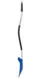Snow shovel 38.5x55x145cm blue with aluminum handle, ALPINUS ALUTUBE ergo
