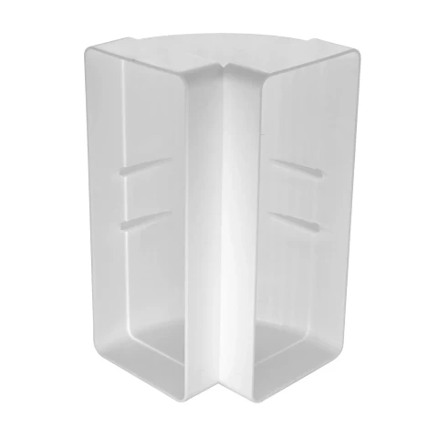 Изгиб вертикальный пластиковый, 220х90мм, 90°