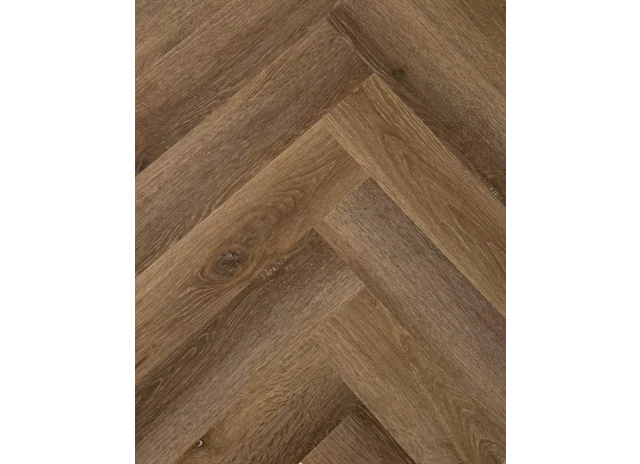 Vinila grīdas segums Herringbone antique oak 128x640x6.5mm 33.kl. (2.13m2/26gab.) ar apakšklāju