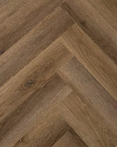 Vinila grīdas segums Herringbone antique oak 128x640x6.5mm 33.kl. (2.13m2/26gab.) ar apakšklāju