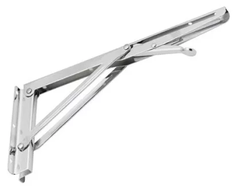 Кронштейн складной 300x145 хромированный