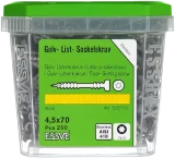 Līstu/cokolu/grīdas skrūves 4.5X70 RF-250gab/iep. ESSVE 505770