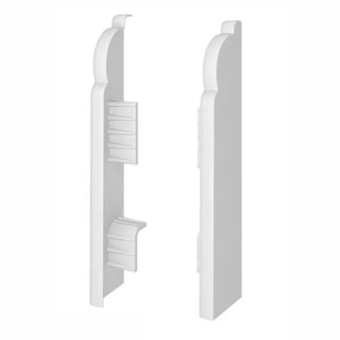 Grīdlīstei ESPUMO nobeigumi ESP301 balta