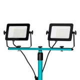 Prožektors ar teleskopisku statīvu LED 2x30W 2x3500lm 4000K IP65 kabelis 3m EGLO 900541