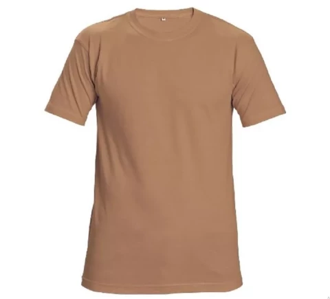 Футболка TEESTA бежевая, 100% хлопок, Размер 2XL
