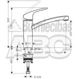 Hansgrohe virtuves maisītājs FOCUS E2 nerūsējošā tērauda HG31806800