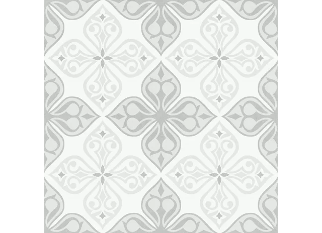 Flīzes Patchwork Flores 29.8x29.8 grey smooth (1.33m2/15gab.)