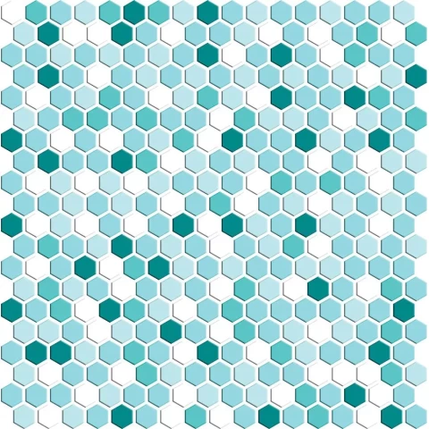 Flīzes akmens/stikla mozaīka 29.5x29 6mm NR.3 (14gab)