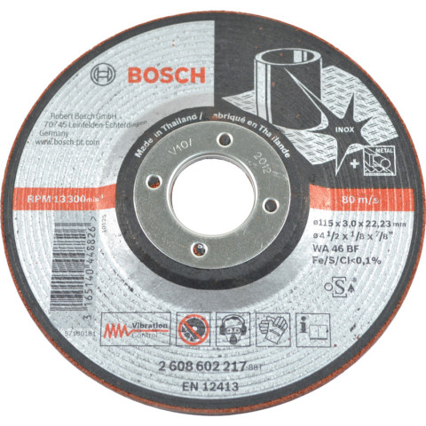 Bosch Обдирочный круг по нержавейке 115x22.23x3 мм Expert for INOX 2608602217