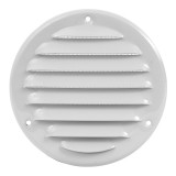 grille metal, Ø100mm, white