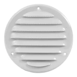 grille metal, Ø100mm, white