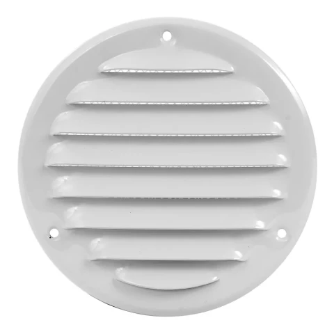 grille metal, Ø200mm, white