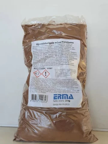 Māla pulveris ugunsizturīgs 2kg +1100C