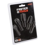 FASTER TOOLS Фрезы по дереву набор 5шт.