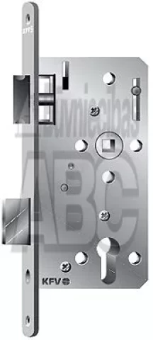 Slēdzene iekaļamā KFV PZ72/55mm sudraba