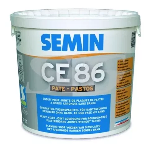 Semin CE86 PATE 10kg Gatava špaktele ģipškartona šuvju špaktelēšanai 31