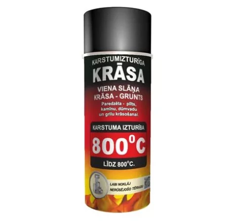 Karstumizturīga krāsa aerosolā +800°C 400ml HANSA 997 Bronza