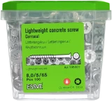 Skrūve vieglbetona 8x65mm CS gremdgalva 100gab/iep., ESSVE 105301
