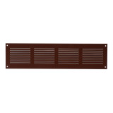 grille metal, 400x100mm, brown