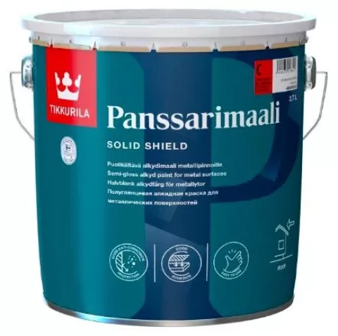 Tikkurila PANSSARIMAALI C 2.7L Krāsa metāla jumtiem TIKAI TONĒŠANAI!