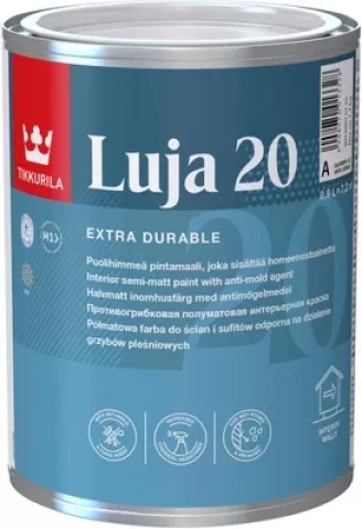 Tikkurila LUJA 20 A 0.9L Полуматовая акрилатная краска