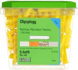 Dībelis plastmasas 5.5x25mm 100gab/iep., ESSVE 50128