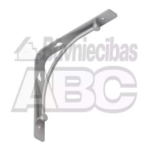 Plaukta turētājs 150x150mm BOW SR, sudrabs