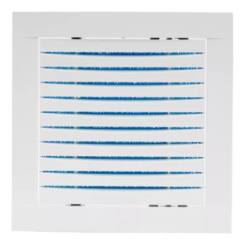 HYBRID grill-hatch with filter plastic, 150x150mm