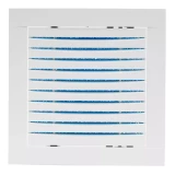 HYBRID grill-hatch with filter plastic, 150x150mm