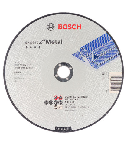 Griezējdisks Metālam  230x3.0x22.2mm, BOSCH