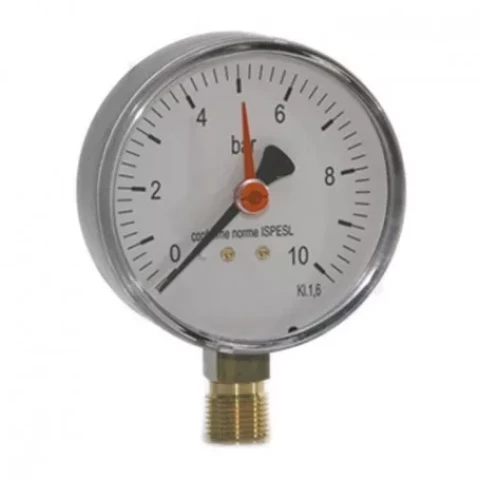 Manometrs D99 10 ATM 1/2"