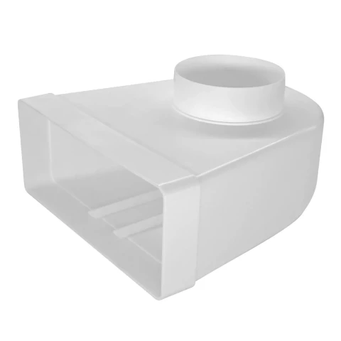 Колено с диаметром пластмассовое, 220x90mm, Ø100mm