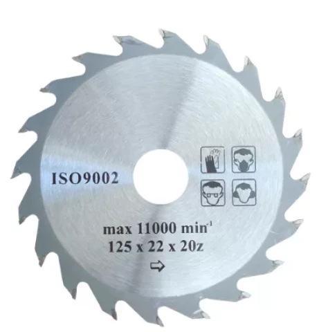 Zāģa ripa125..22.2mm lenķa slī