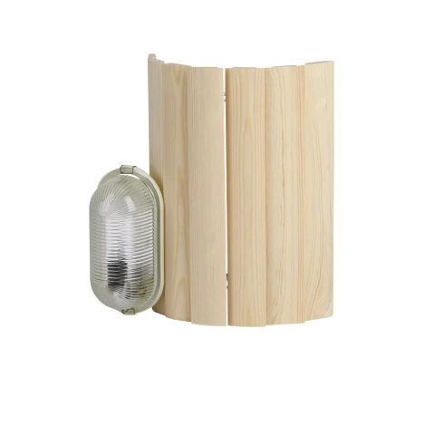 Saunas pirts gaismeklis ENSTO AVH15.1 ar koka režģi