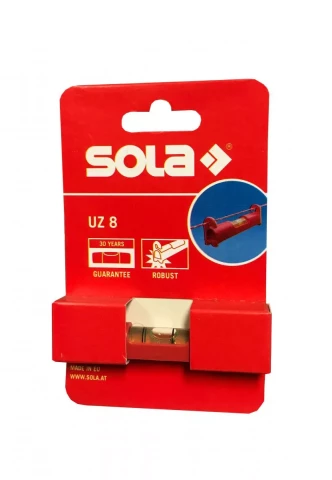 Līmeņrādis SOLA UZ 8 ABC plastmasas korpuss, 01431020
