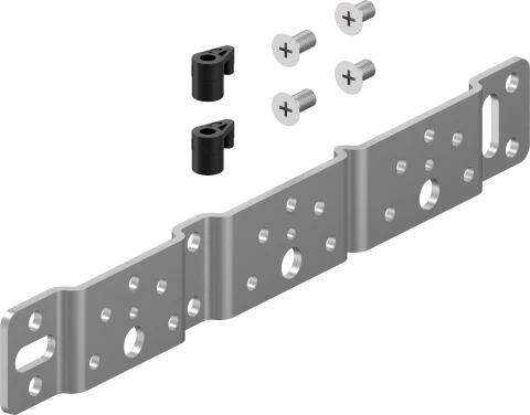 1121197 Uponor straight mounting plate, L=80/150 MM