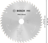 Zāģripa kokam PRO Wood 160 x 20/15.875 x 1.5/1.0mm T48 BOSCH 2608837678