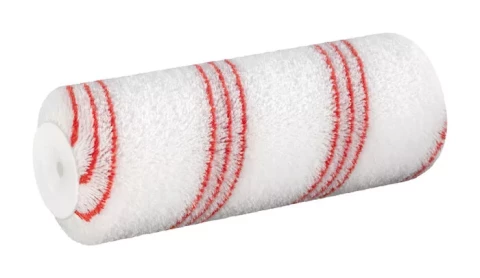 Полиамидный сменный валик WallStar, 25см, D54, 3 красные полоски