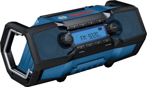 Akum. Mūzikas centrs GPB18V-3C Bluetooth, FM, 2x10W, bez akum. un lādētāja Bosch 06014A3200