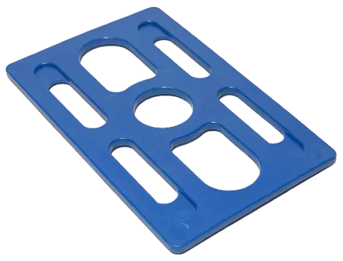 Монтажные пластины 2mm, 50x80mm, пласт., 500 шт/упak.