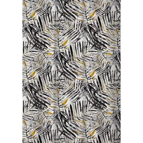 628-79 Aizkars GOLDEN LEAF ar 12 riņķiem 180x200cm