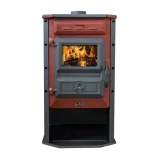 Wood burning stove Magic Stove 10kW without central heating, bordo
