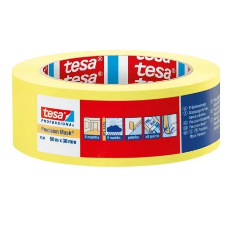 TESA 50:25 МАЛЯР.ЛЕНТА ЧЁТК.КР. ЖЁЛ 5МЕС